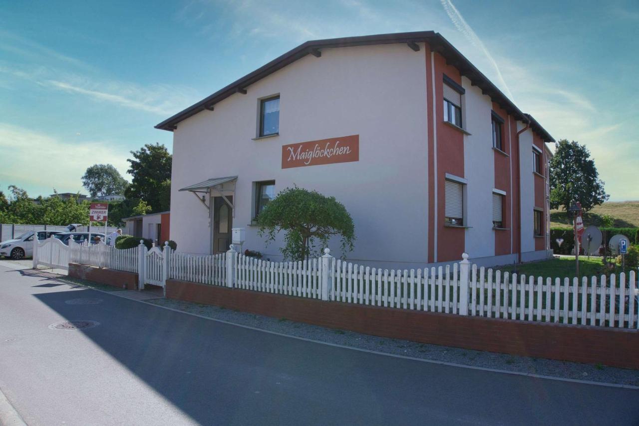 F-1016 Haus Maigloeckchen Doppelzimmer 03 Terrasse, Fruehstueck Goehren  Kültér fotó